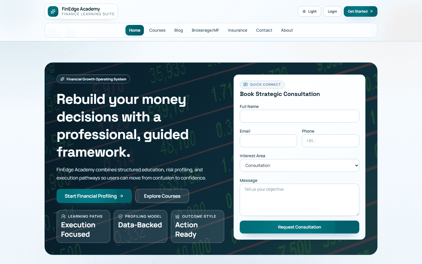 Finedge Academy project preview